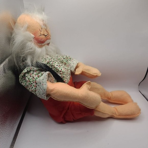 Vintage Annalee Napping Santa Shelf Sitter, 19" tall Christmas Holiday Posable - Picture 7 of 8